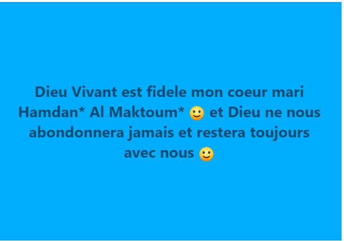 Dieu Vivant n’est pas un homme pour mentir et Dieu est toujours fidele :)