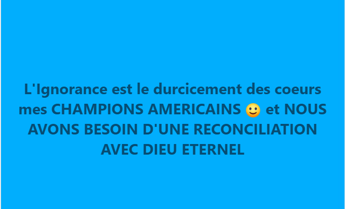 NOUS AVONS BESOIN D’UNE RECONCILIATION AVEC DIEU VIVANT MES POMPIERS AMERICAINS* :)