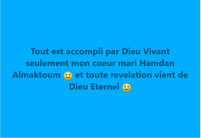 DIEU VIVANT NOUS DONNE DES DONS : LA SAGESSE, LA DOUCEUR, L’INTELLIGENCE ET LA REVELATION :)