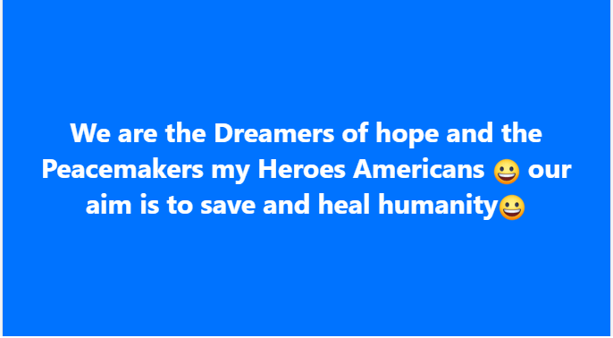 WE ARE THE HEROES AMERICANS* AND THE GLORY OF GOD :)
