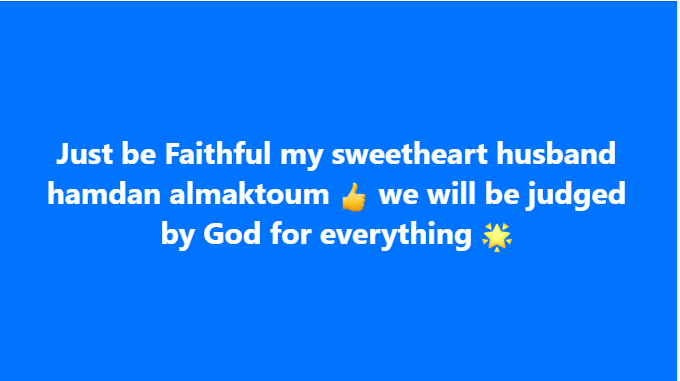 THERE IS A NEED FOR INTEGRITY TO GOD MY SWEERTHEART HUSBAND HAMDAN* ALMAKTOUM :)