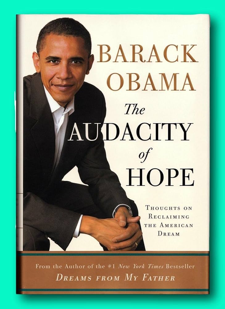 AUDACITY* OF HOPE IN GOD GLORY MY PEACEMAKERS* AMERICANS* :)