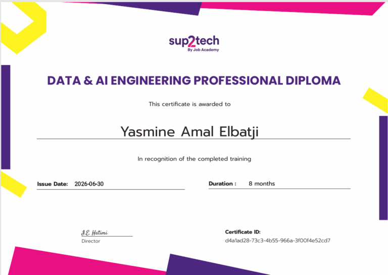 DATA ANALYST AND AI EXPERT DIPLOMA :)