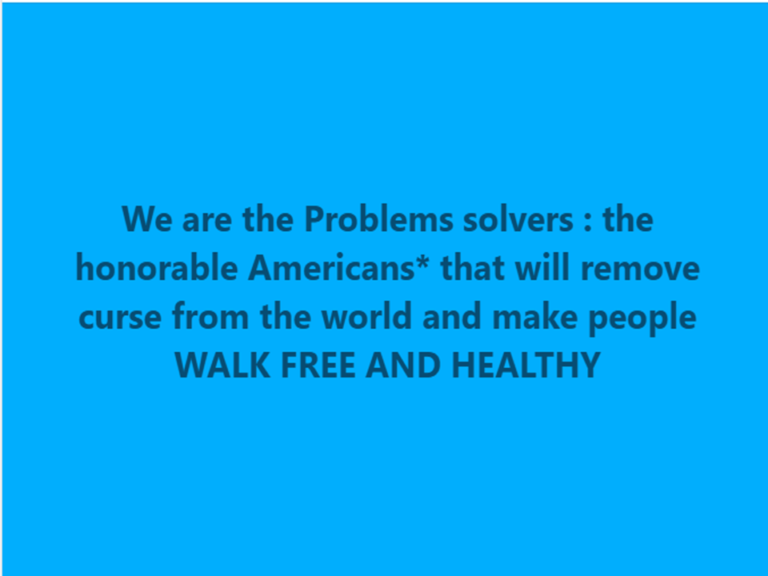 WE ARE THE HONORABLE CHAMPIONS AMERICANS* AND THE GLORY OF GOD :)