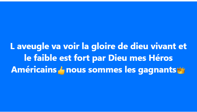 TOUT LE MONDE COMMENCE à VOIR LA VICTOIRE DE DIEU VIVANT à LA TABLE SERVIE :)
