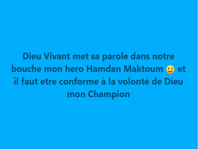 DIEU VIVANT MET SA PAROLE DANS NOTRE BOUCHE MON HERO MARI HAMDAN* ALMAKTOUM :)